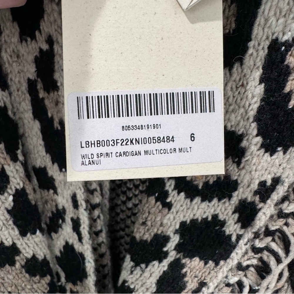 Alanui Kids Wild Spirit Cardigan Leopard Print Size 6 - Picture 5 of 16